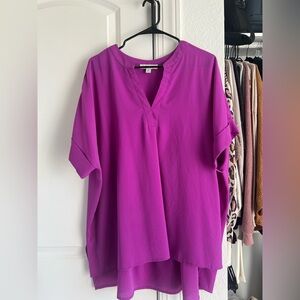 *NWOT* She + Sky Vibrant Purple Blouse